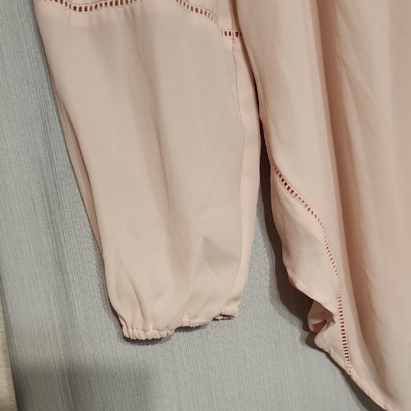 Metaphor Pink Tie Front Blouse - Picture 5 of 7